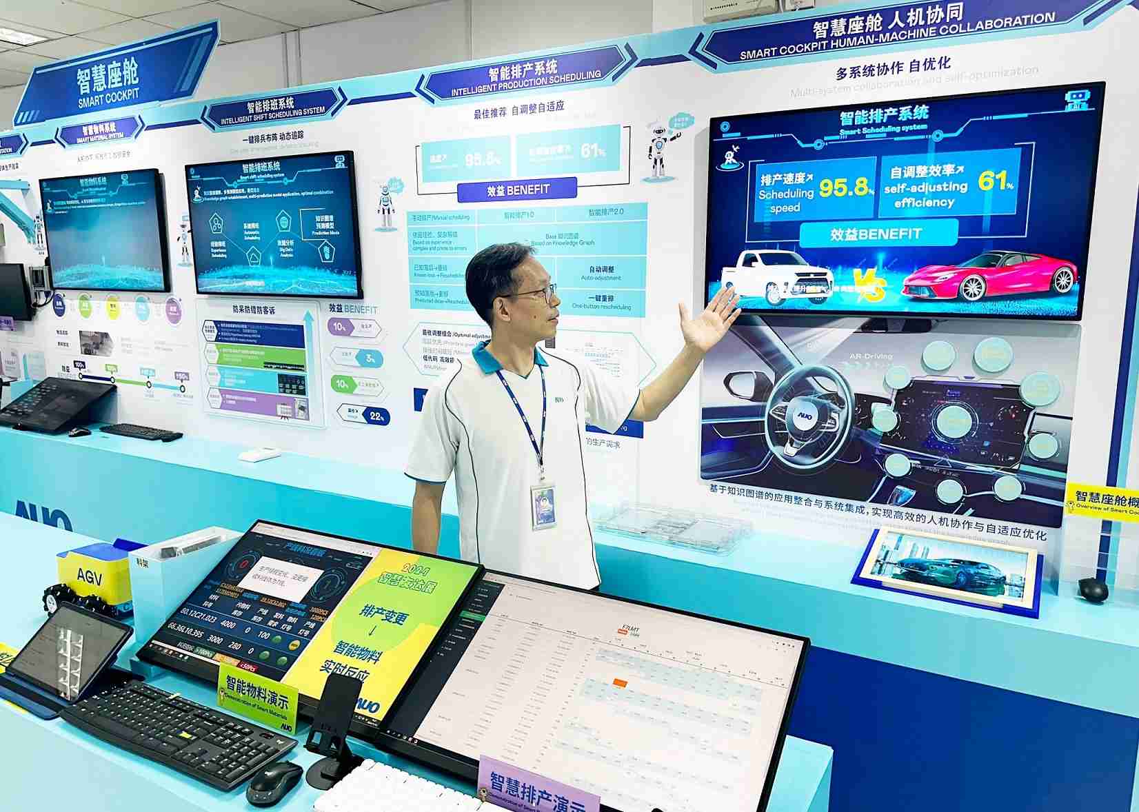 尊龙集团厦门将5G+ABC技术串联生产管理全流程，，，打通研发、、、采购、、、生管、、、、制程、、、设备、、、质量等产品全生命周期制造流程，，完成数字化设计、、、智慧供应链、、智能座舱、、、、全流程设备管理、、、、数据驱动优化、、、、智慧在线检测、、、、智慧品管等自适应生产模式升级