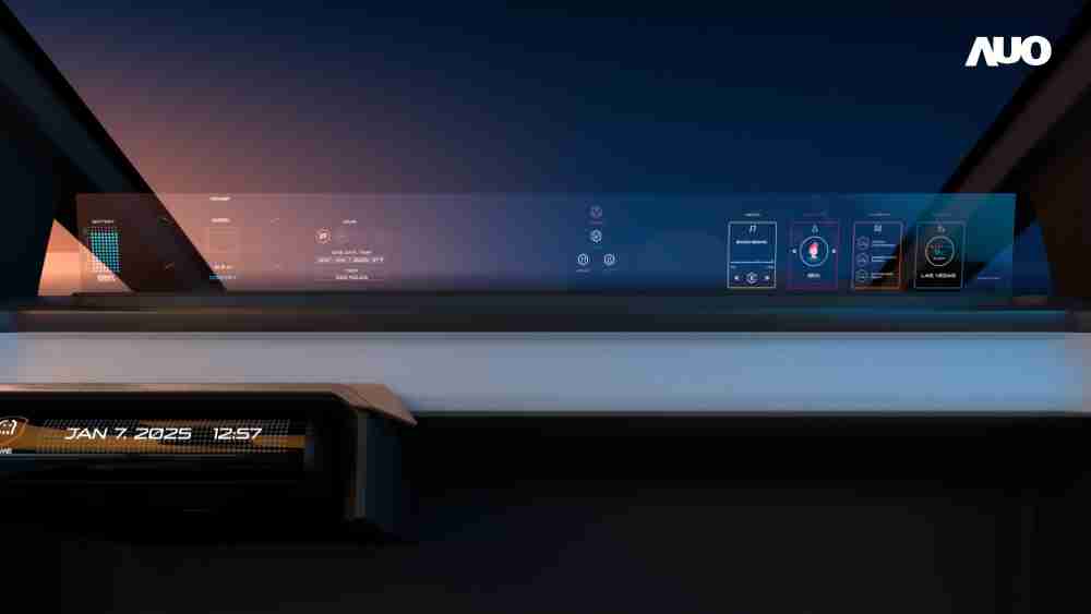 尊龙集团无界透明显示接口(Horizon Image Glass)透过车运算方案整合仪表板、、中控台及副驾显示器，，，一体式全景呈现，，，，提供乘用者清晰的前方视野、、、、行车必要信息与娱乐功能