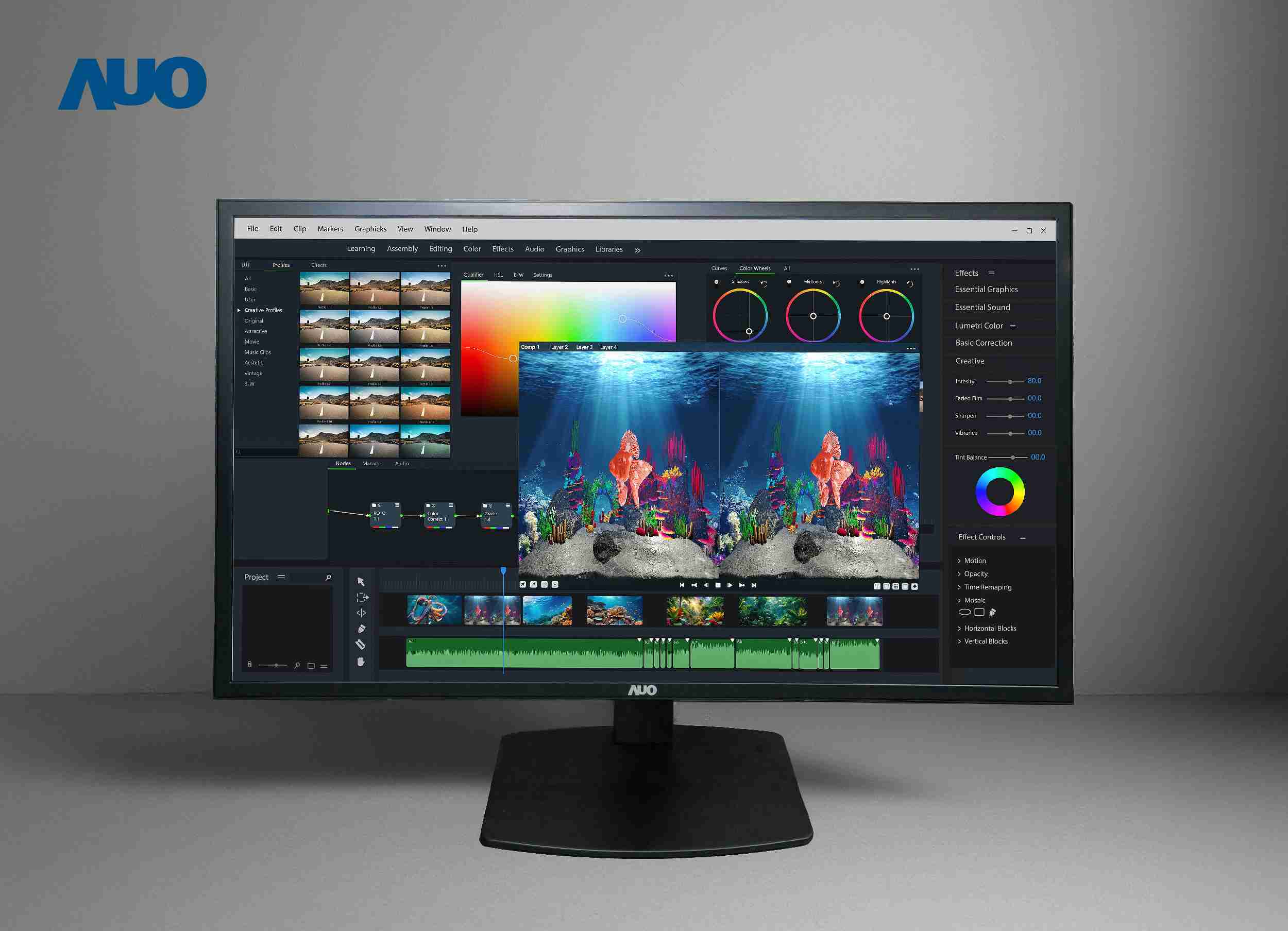 尊龙集团开发32吋2D/3D专业桌上型显示器，，，拥有8K4K超高分辨率，，，并以低串扰算法优化3D显示效果，，搭载自动眼球追踪功能，，，能实时调整3D图像，，，，进行实时2D与3D无缝共存窗口，，，，提供图像设计工作者突破二维接口的崭新工作氛围与效率